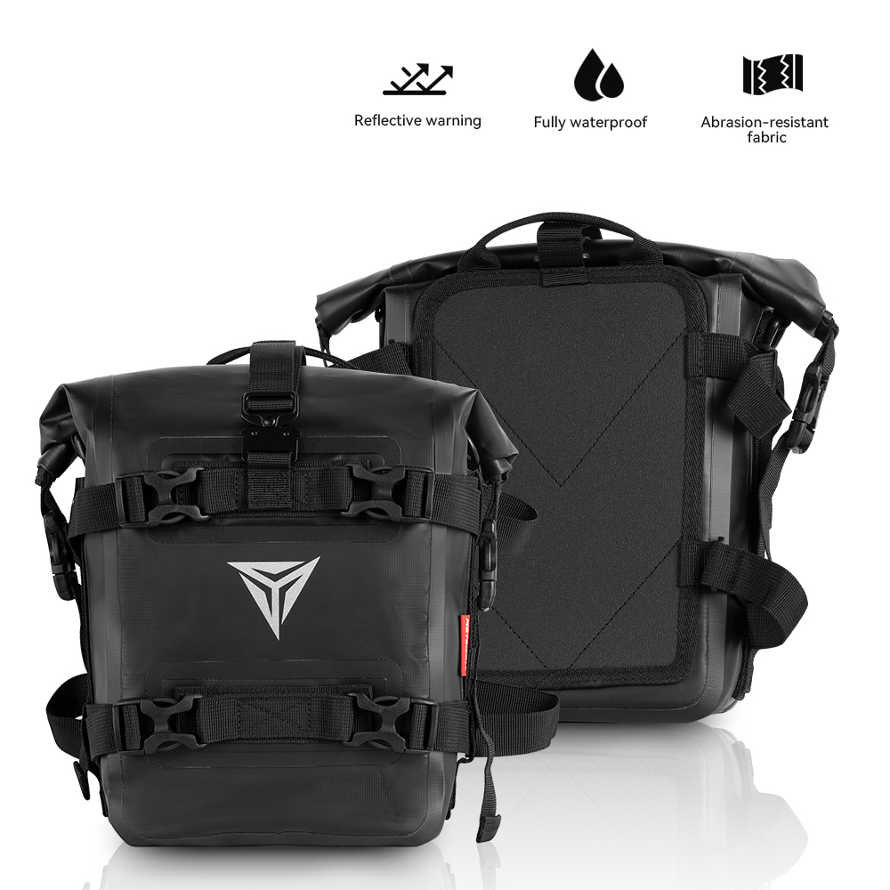 Motorcycle Crash Bar Waterproof Dry Bag - 屋外タンクサイドバッグオートバイサドルバッグツールパッククラッシュバーバッグ防水モトバンパードライバッグ8L大容量1250 GS用