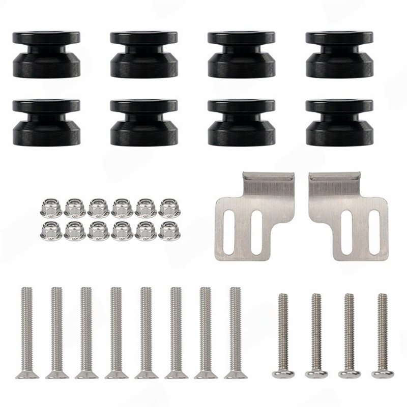 Pannier Mounting Bracket Rack Kit Motorcycle - オートバイ用アルミ合金サイドボックス荷物ケースファスナートランクパニアラックネジスペアパーツ用高級ボルトフレームマウントブラケットキット