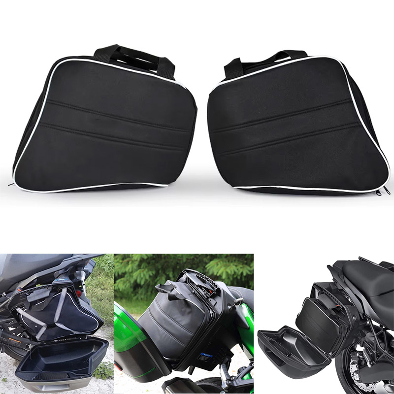 Motorcycle Saddlebags Hard Luggage Panniers - カワサキ ベルシス 1000 650 2015-2021用 モーターサイクル