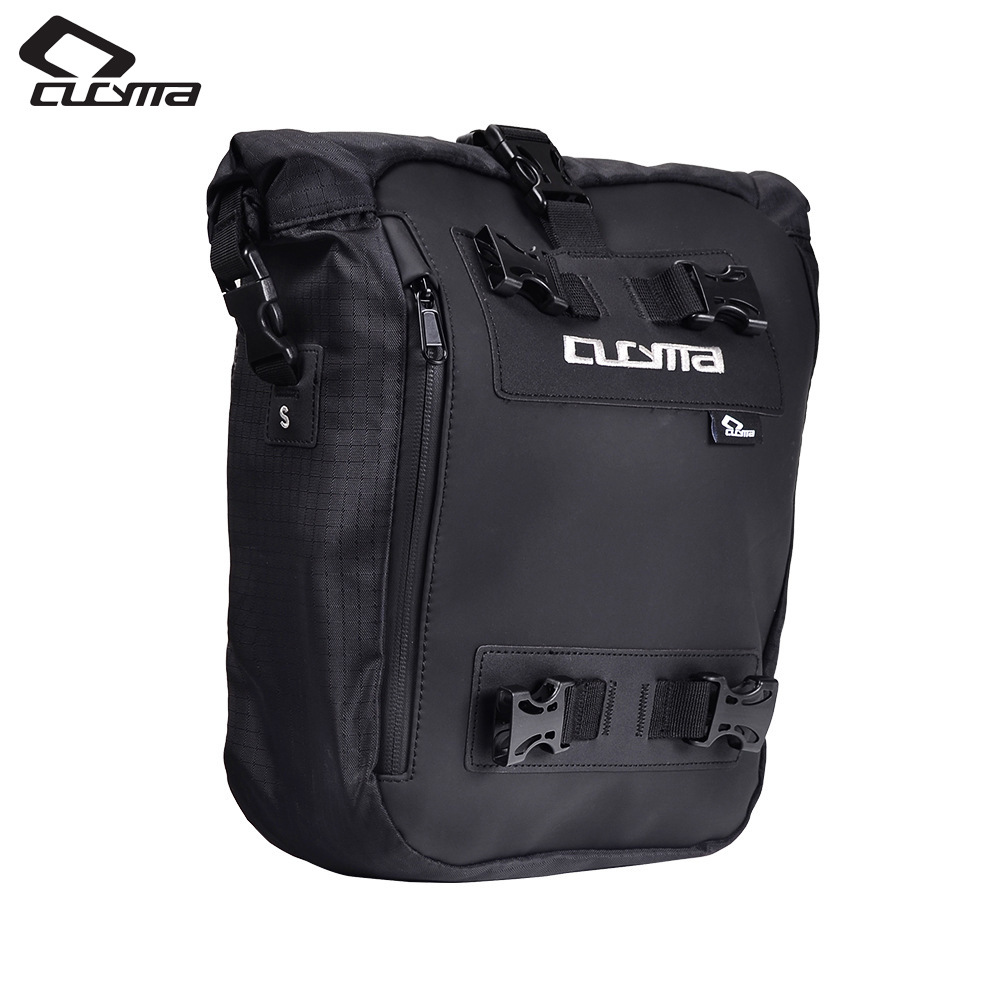 Motorcycle Tail Bag Waterproof Roll Top - 防水オートバイリアシートバッグ、小型ロールトップテールバッグ、バックパックサイドラゲッジ、バイクツーリング、旅行、ライディング用