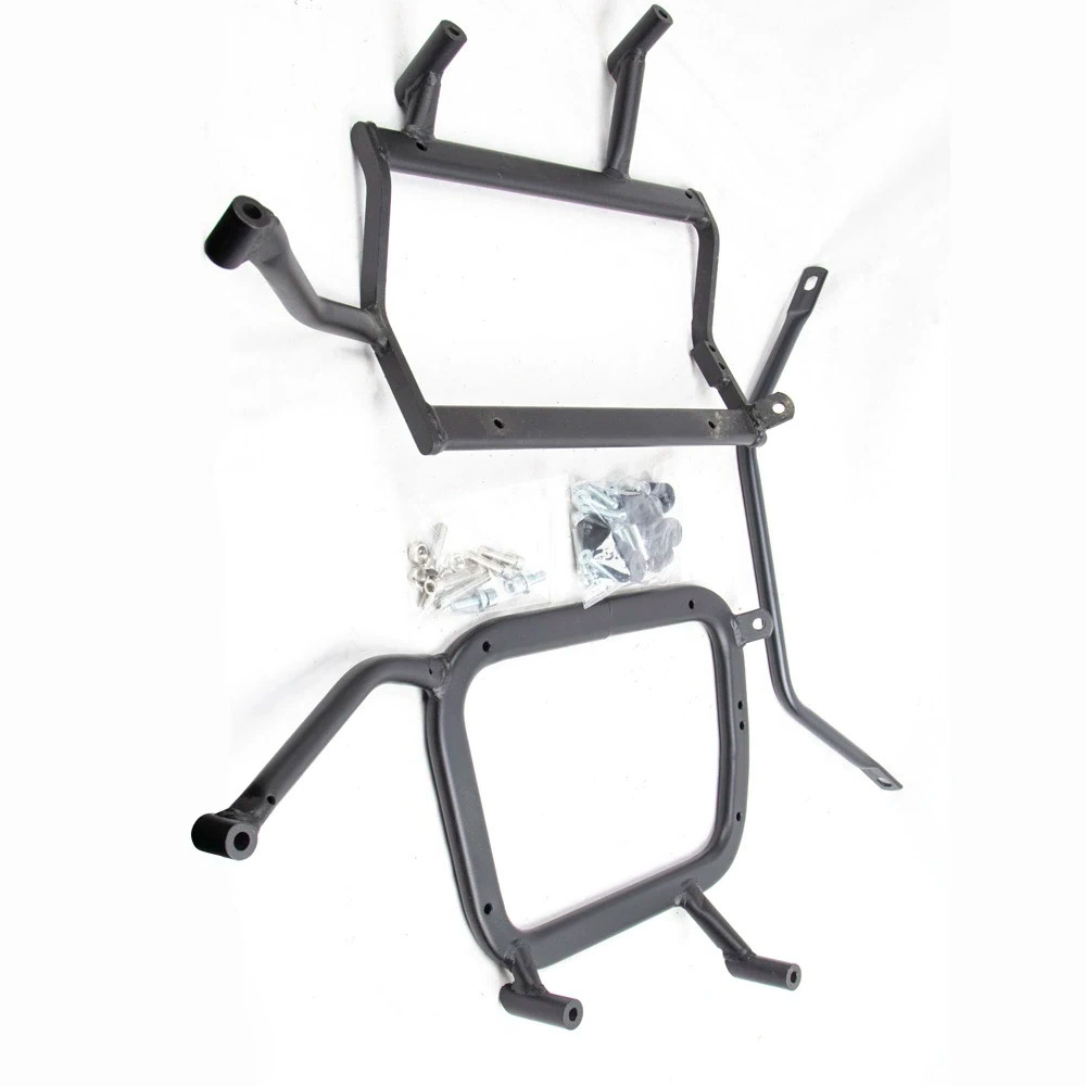 Pannier Mounting Bracket Rack Kit Motorcycle - 1 セットオートバイサイドラゲッジトランクツールボックスサドルバッグキャリアブラケット取付ラックキットサイドパニアブラケット CFMOTO 800MT 用