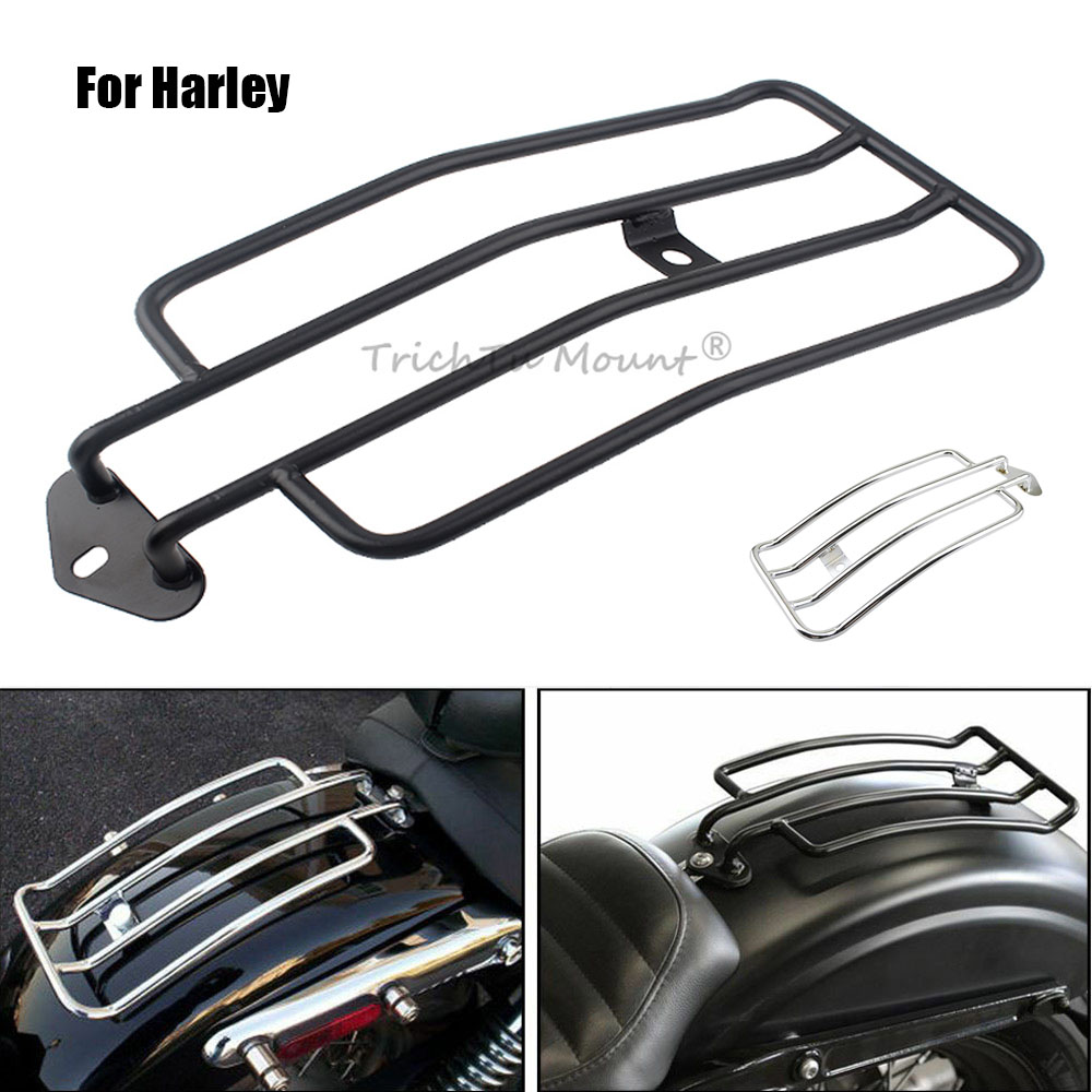 Motorcycle Luggage Rack Rear Carrier Steel - リア荷物ラックハーレースポーツスター XL XLH 883 1200 883C