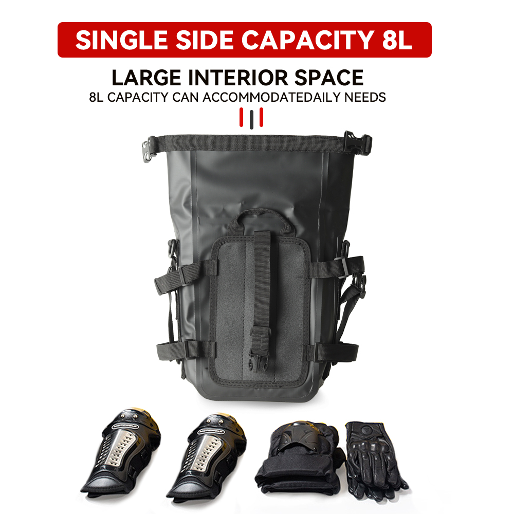 オートバイバンパークラッシュバーバッグドライバッグ防水バイク - Motorcycle Crash Bar Waterproof Dry Bag のレビューと価格