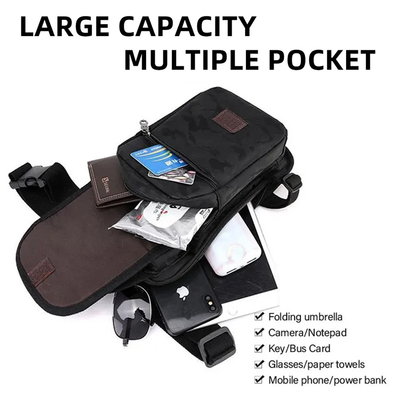 キャンバスドロップレッグバッグアウトドアウエストパック男性女 - Motorcycle Leg Bag Drop Thigh Pouch のレビューと価格