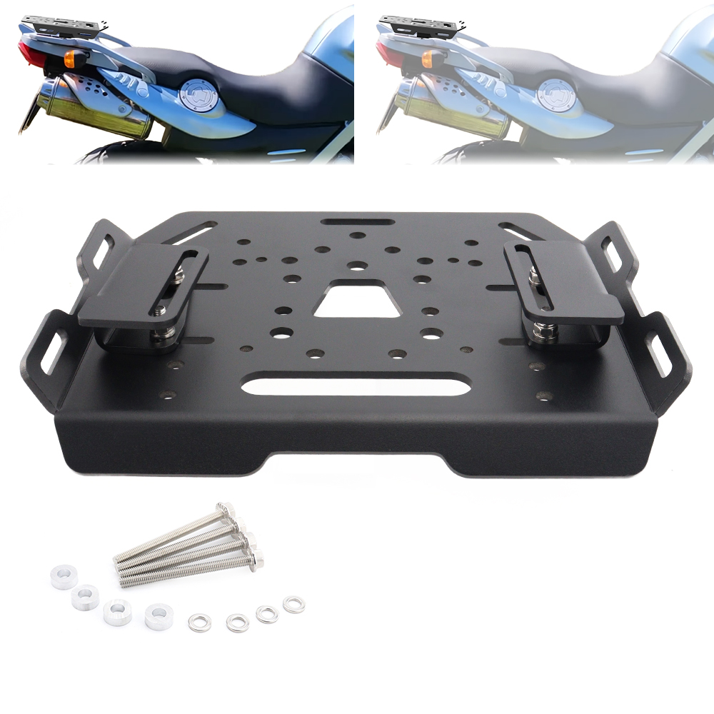 オートバイトップボックスリアキャリア棚ブラケットリア荷物ラッ - Motorcycle Luggage Rack Rear Carrier Steel のレビューと価格