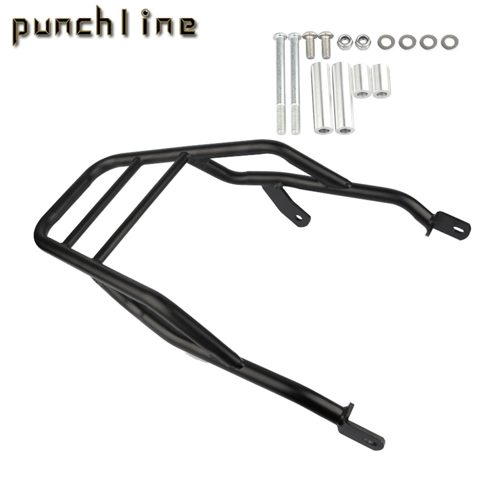 フィットスクランブラー1200XC 1200XE 2019- - Motorcycle Luggage Rack Rear Carrier Steel のレビューと価格