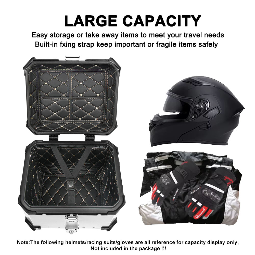 BMW、VOGE 55L、45L、ヤマハ、スズキ、ホンダ、V - Aluminum Top Case Luggage Box 45L 55L のレビューと価格