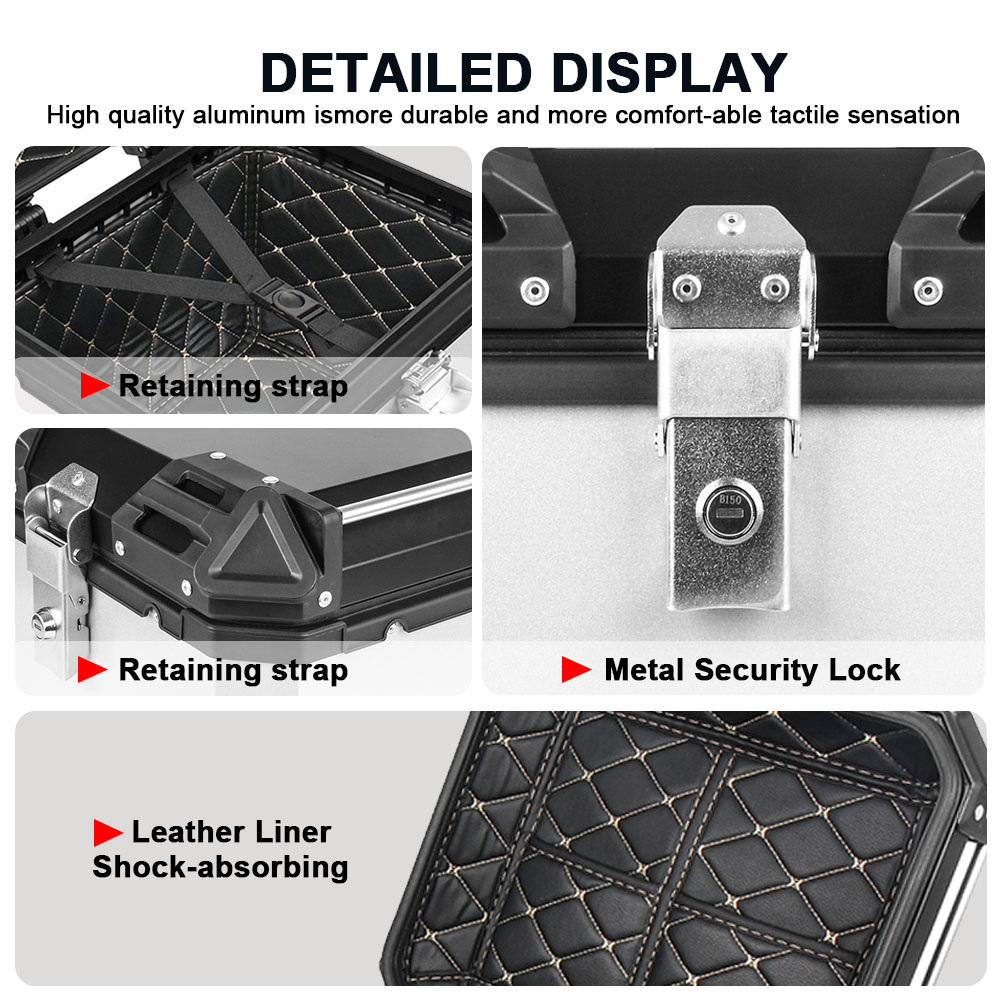 BMW、VOGE 55L、45L、ヤマハ、スズキ、ホンダ、V - Aluminum Top Case Luggage Box 45L 55L のレビューと価格
