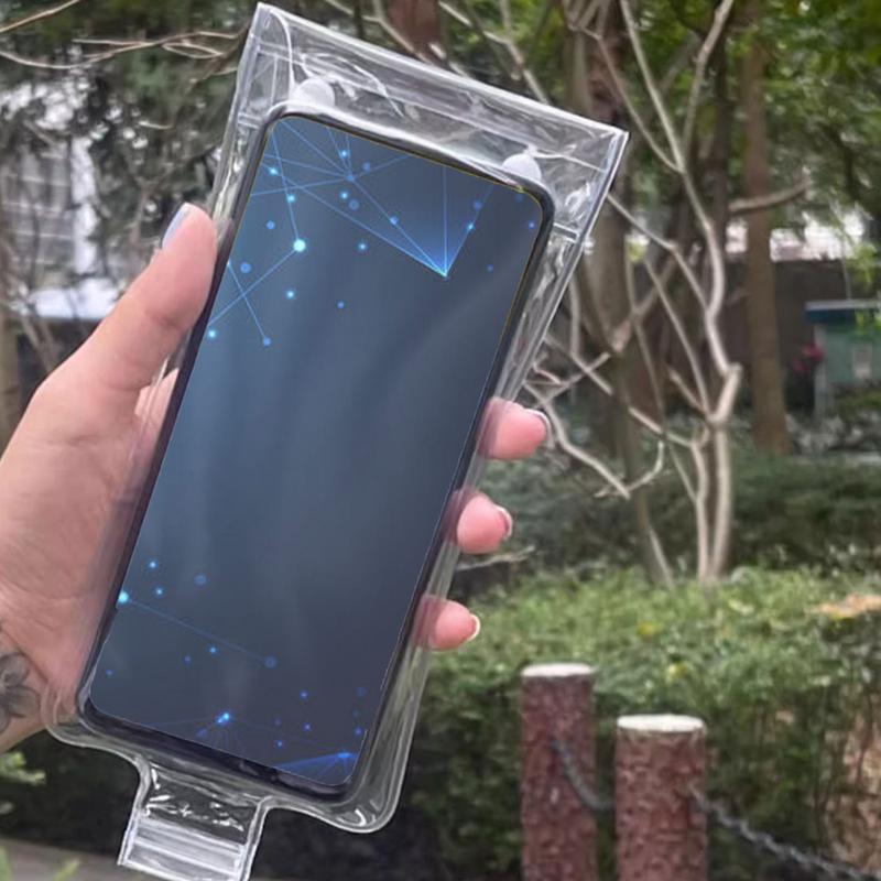 透明防水スマホケース 汎用防水スマホ保護ポーチバッグ PVC - Waterproof Motorcycle Handlebar Bag Pouch のレビューと価格