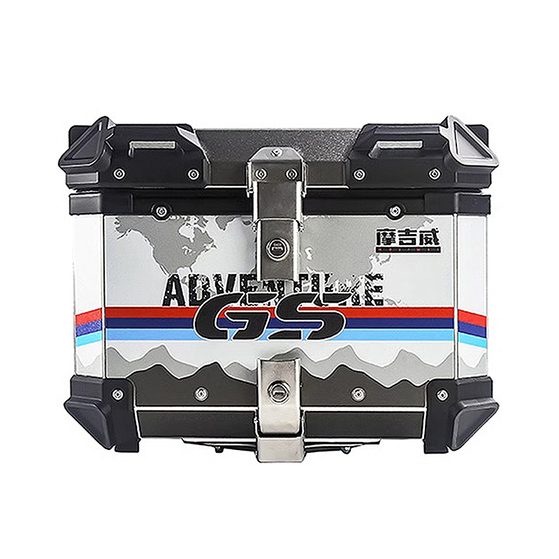 36L 45L 55L 65L アルミ製バイク用リアボックス - Aluminum Top Case Luggage Box 45L 55L のレビューと価格