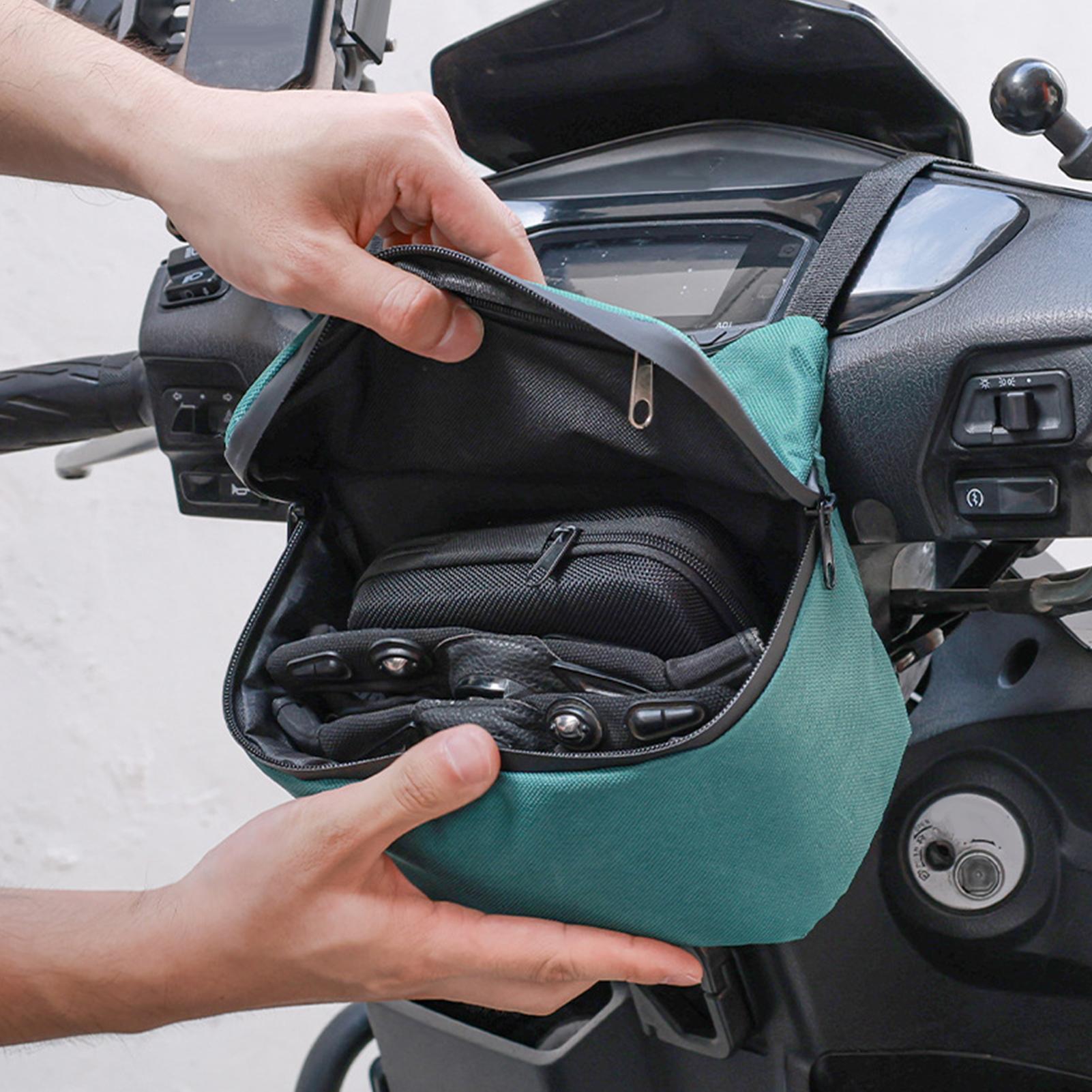 ハンドルバーバッグオートバイ防水コンパートメントフロントポー - Waterproof Motorcycle Handlebar Bag Pouch のレビューと価格