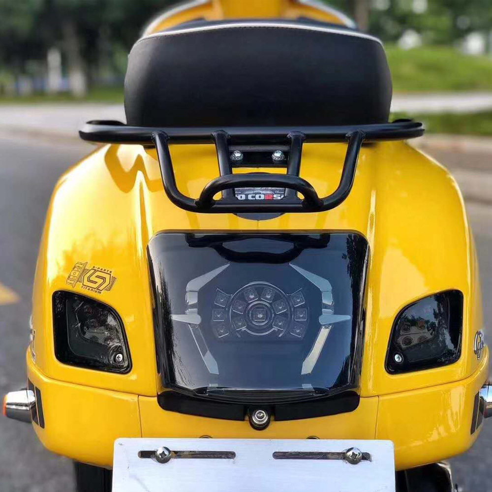 ベスパ GTS300 GTV300 GTS 300 250  - Motorcycle Luggage Rack Rear Carrier Steel のレビューと価格