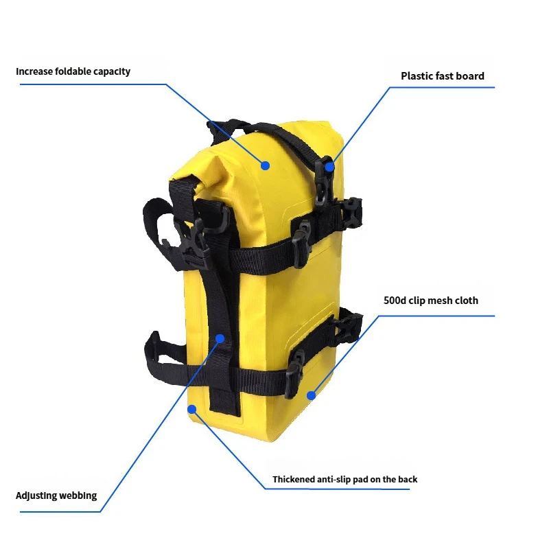 オートバイ防水ドライバッグ、多機能アウトドアバイクサドルバッ - Motorcycle Crash Bar Waterproof Dry Bag のレビューと価格