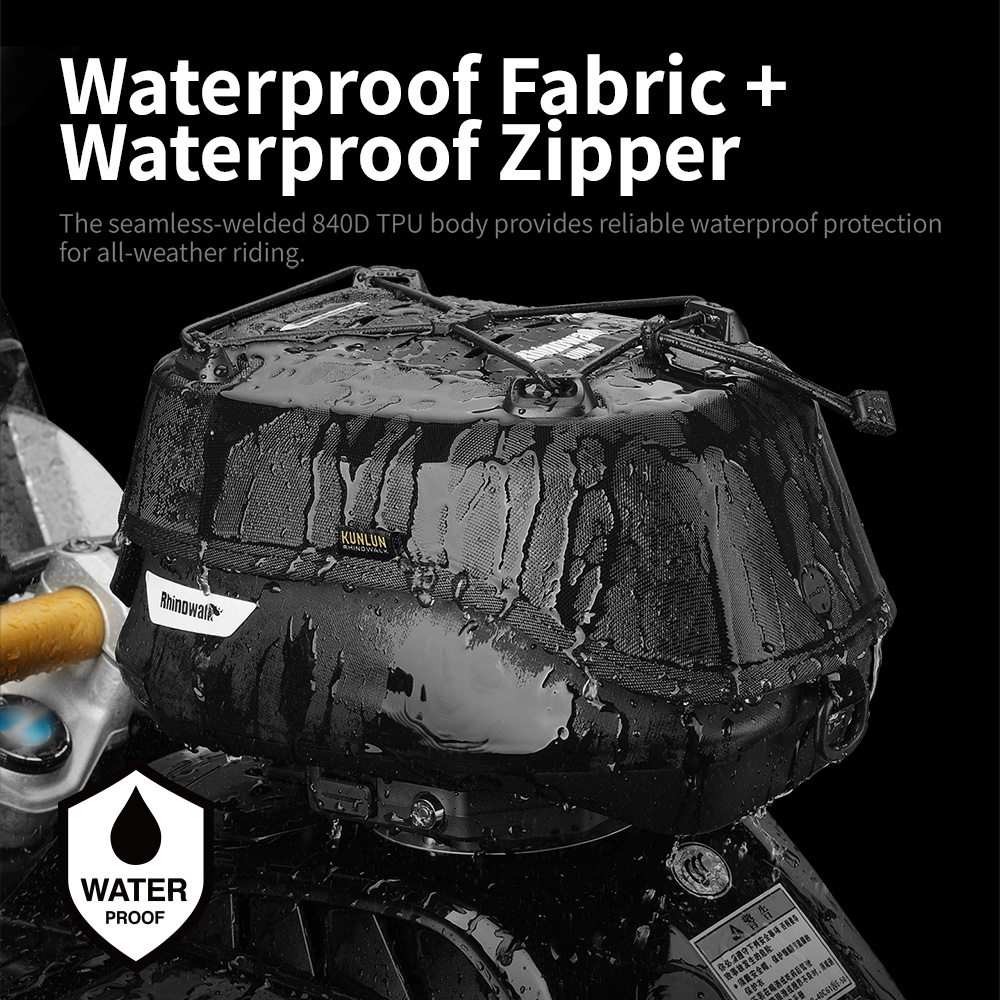 Rhinowalk バイク用マグネットタンクバッグ 4.5L - Motorcycle Tank Bag Magnetic Quick Release のレビューと価格