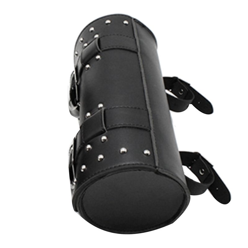 最高評価のユニバーサルオートバイPUレザーツールバッグ、フロ - Motorcycle Tail Bag Waterproof Roll Top のレビューと価格