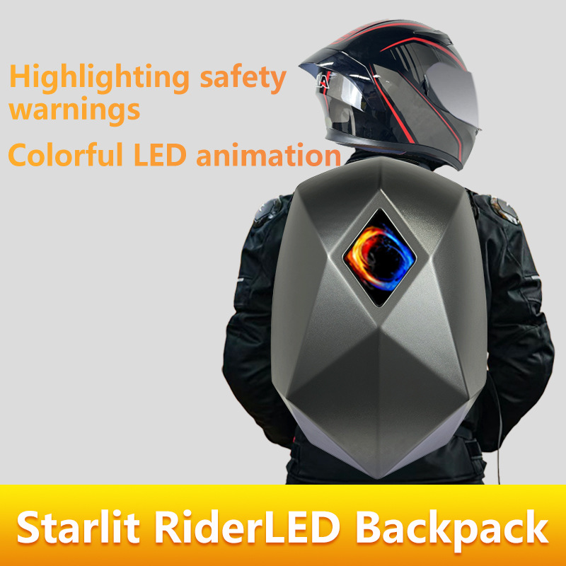 LEDブルートゥースモーターサイクルヘルメットバックパック、 - Motorcycle Helmet Backpack Waterproof Led のレビューと価格