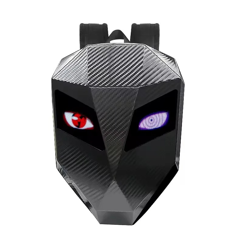 LEDナイトサイクリングバックパック、バイクヘルメット対応、 - Motorcycle Helmet Backpack Waterproof Led のレビューと価格