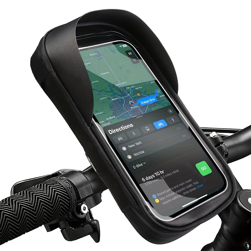 バイク用スマホホルダーバッグ タッチスクリーン 防水 サイク - Waterproof Motorcycle Handlebar Bag Pouch のレビューと価格