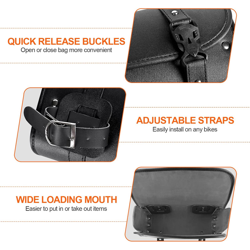 オートバイツールバッグ防水ハンドルバーロールバッグフロントフ - Waterproof Motorcycle Handlebar Bag Pouch のレビューと価格