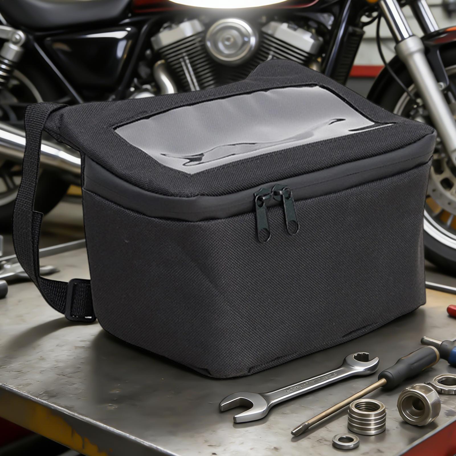 オートバイハンドルバーバッグ防水フロントポーチタッチスクリー - Waterproof Motorcycle Handlebar Bag Pouch のレビューと価格