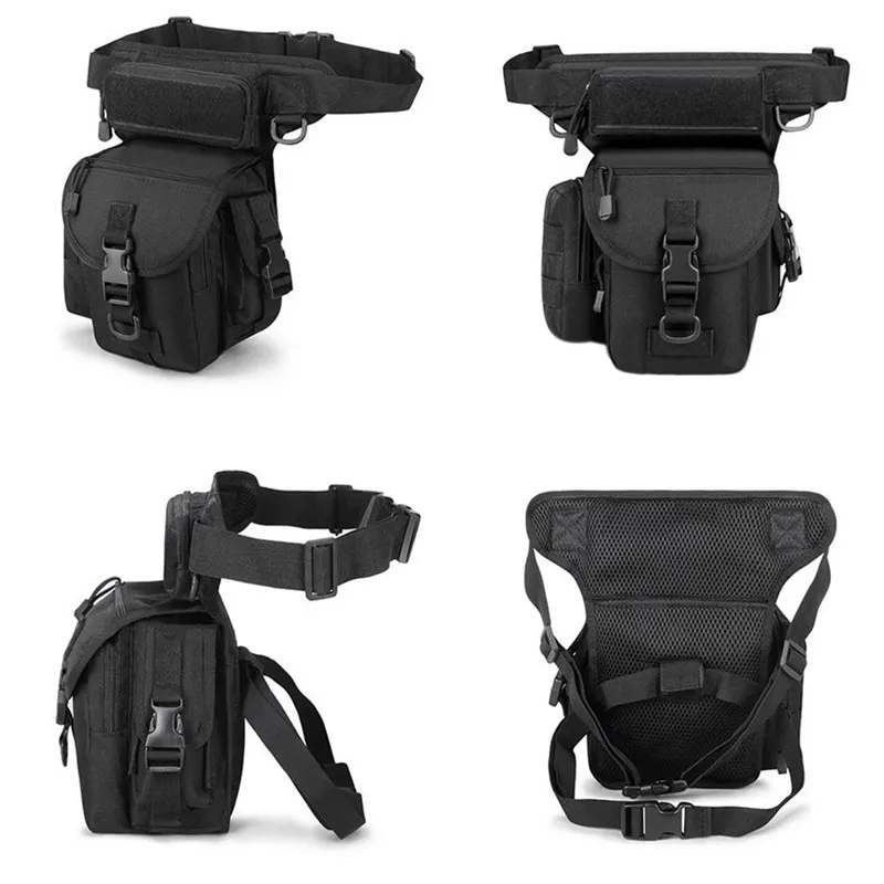 アウトドア ドロップレッグバッグ EDC モールシステム ハ - Motorcycle Leg Bag Drop Thigh Pouch のレビューと価格