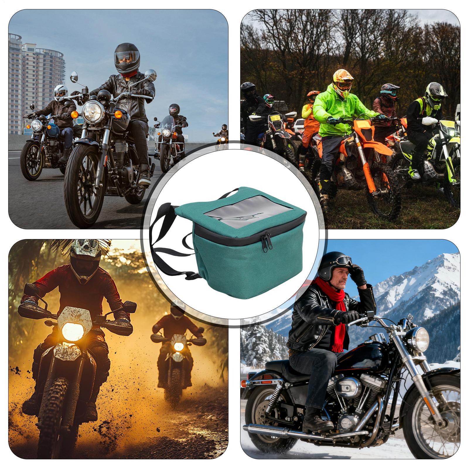 ハンドルバーバッグオートバイ防水コンパートメントポーチタッチ - Waterproof Motorcycle Handlebar Bag Pouch のレビューと価格