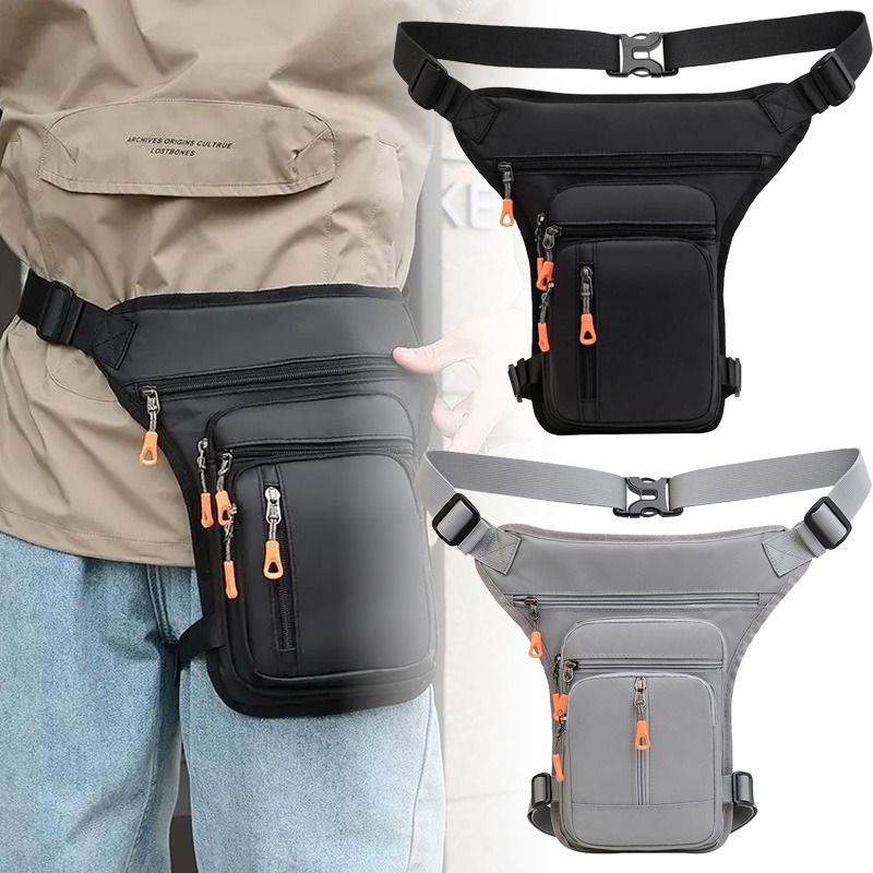 レッグバッグナイロン太ももバッグドロップレッグバッグ男性用ア - Motorcycle Leg Bag Drop Thigh Pouch のレビューと価格