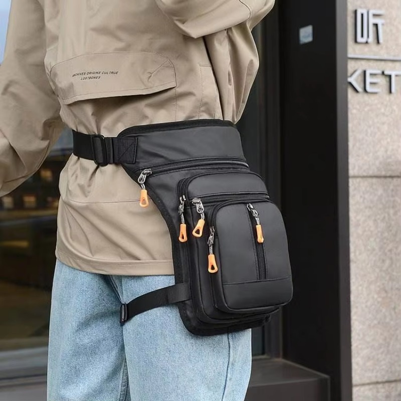 レッグバッグナイロン太ももバッグドロップレッグバッグ男性用ア - Motorcycle Leg Bag Drop Thigh Pouch のレビューと価格