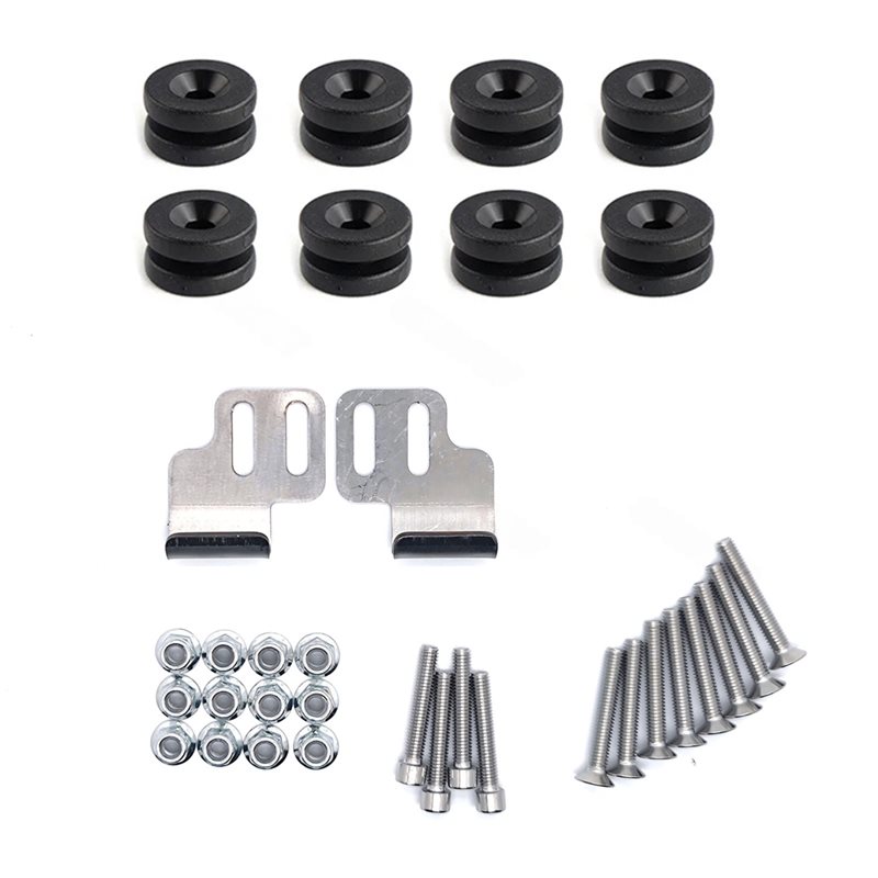 オートバイ用アルミ合金サイドボックス荷物ケースファスナートラ - Pannier Mounting Bracket Rack Kit Motorcycle のレビューと価格