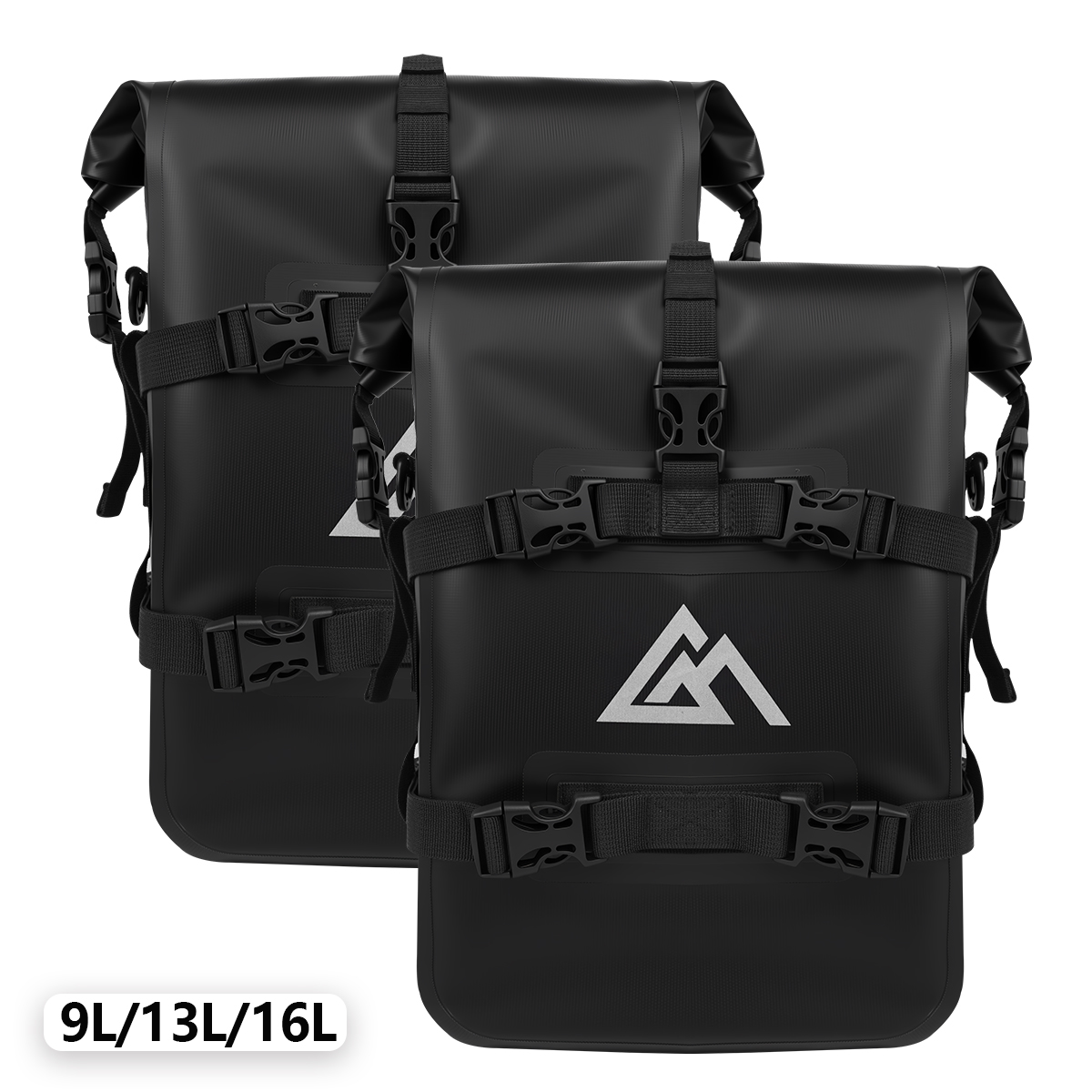 オートバイ用クラッシュバーバッグ 防水 2個セット バンパー - Motorcycle Crash Bar Waterproof Dry Bag のレビューと価格