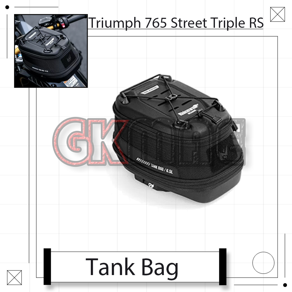 トライアンフ765ストリートトリプルRS用バイク用マグネティ - Motorcycle Tank Bag Magnetic Quick Release のレビューと価格