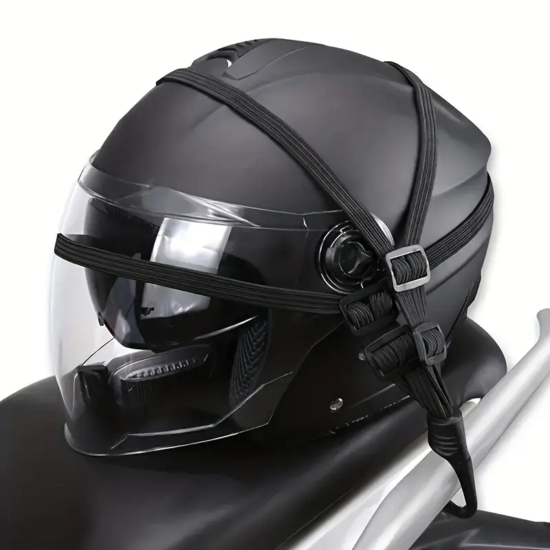 ヘビーデューティー弾性バイクヘルメットカーゴネット、2つのフ - Cargo Net Bungee Cord Motorcycle Helmet のレビューと価格
