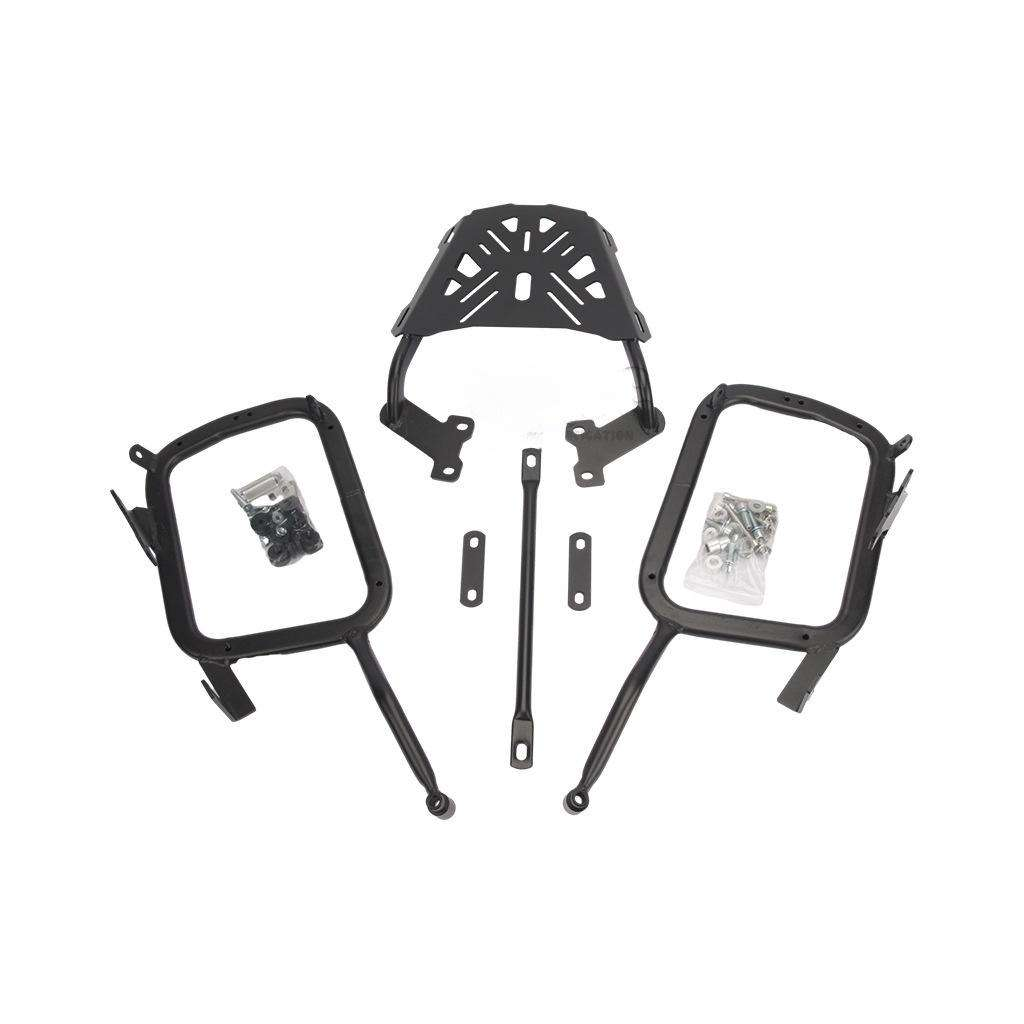 オートバイサイドケースパニアラック＆リアテールラゲッジラック - Pannier Mounting Bracket Rack Kit Motorcycle のレビューと価格