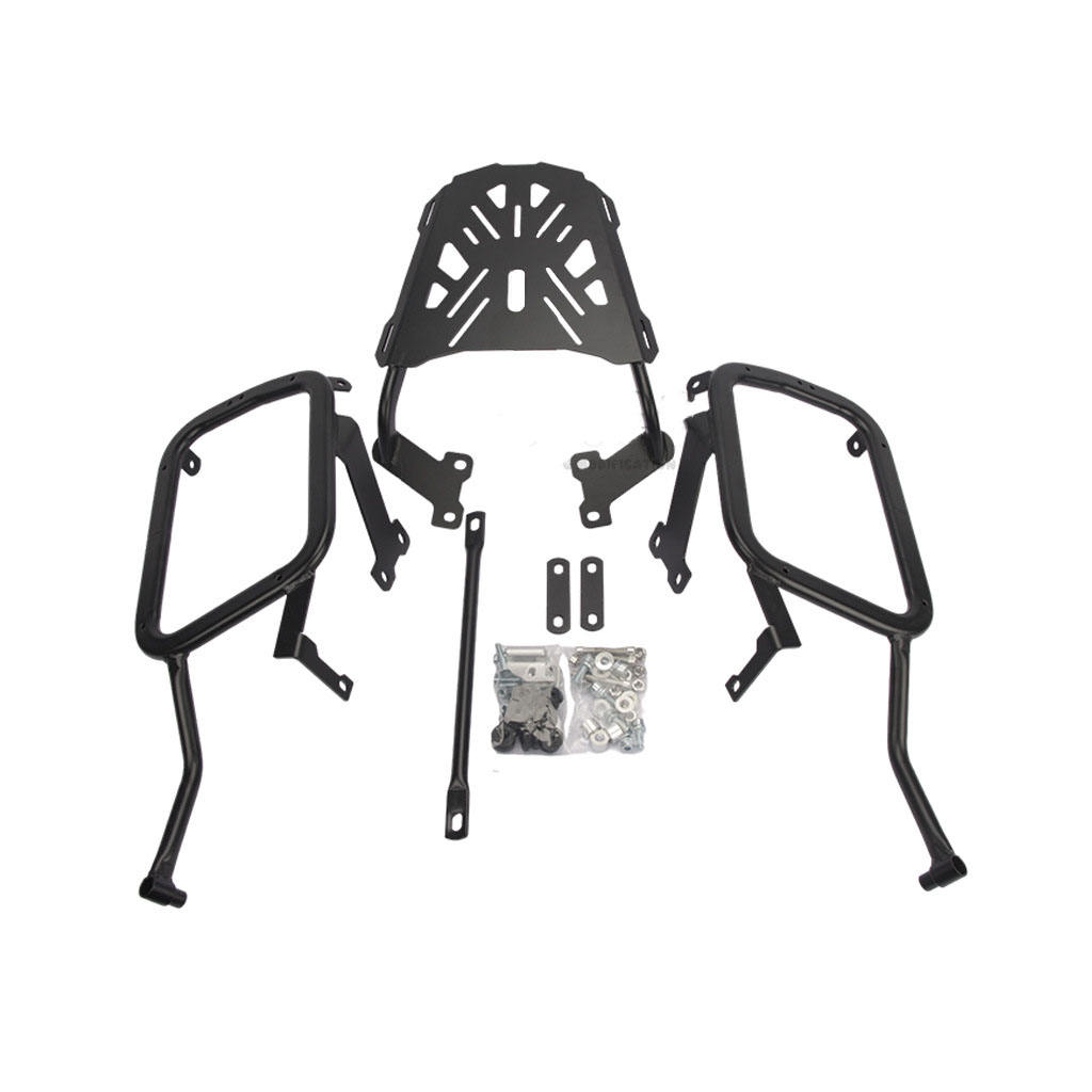オートバイサイドケースパニアラック＆リアテールラゲッジラック - Pannier Mounting Bracket Rack Kit Motorcycle のレビューと価格