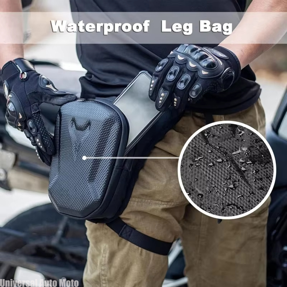 ライダー防水太ももレッグバッグ、クロスボディウエストタンクポ - Motorcycle Leg Bag Drop Thigh Pouch のレビューと価格
