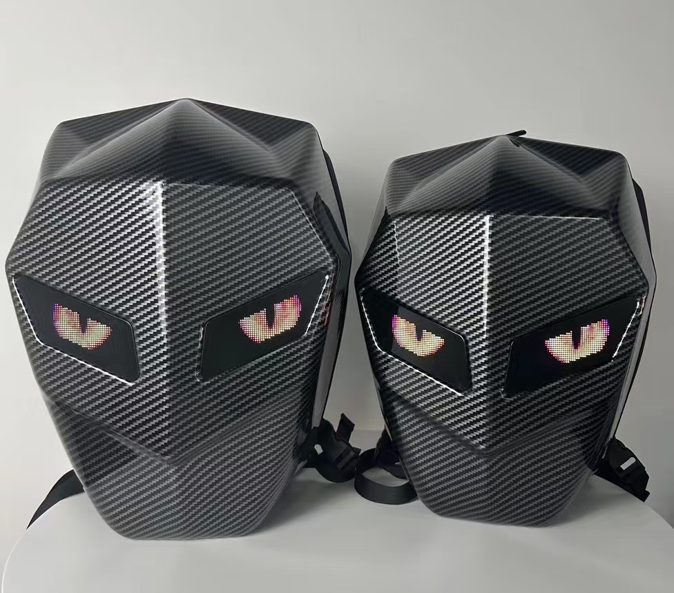 ナイトサイクリングLEDバックパック、アイモーターサイクルヘ - Motorcycle Helmet Backpack Waterproof Led のレビューと価格