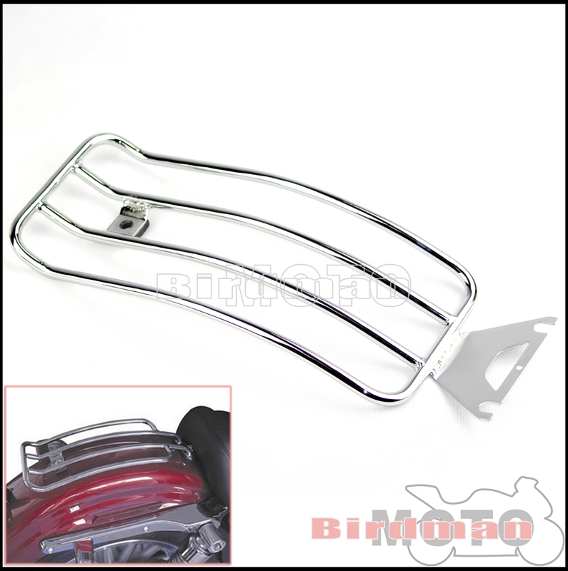 オートバイリアフェンダー荷物ラック棚サポートキャリアホルダー - Motorcycle Luggage Rack Rear Carrier Steel のレビューと価格