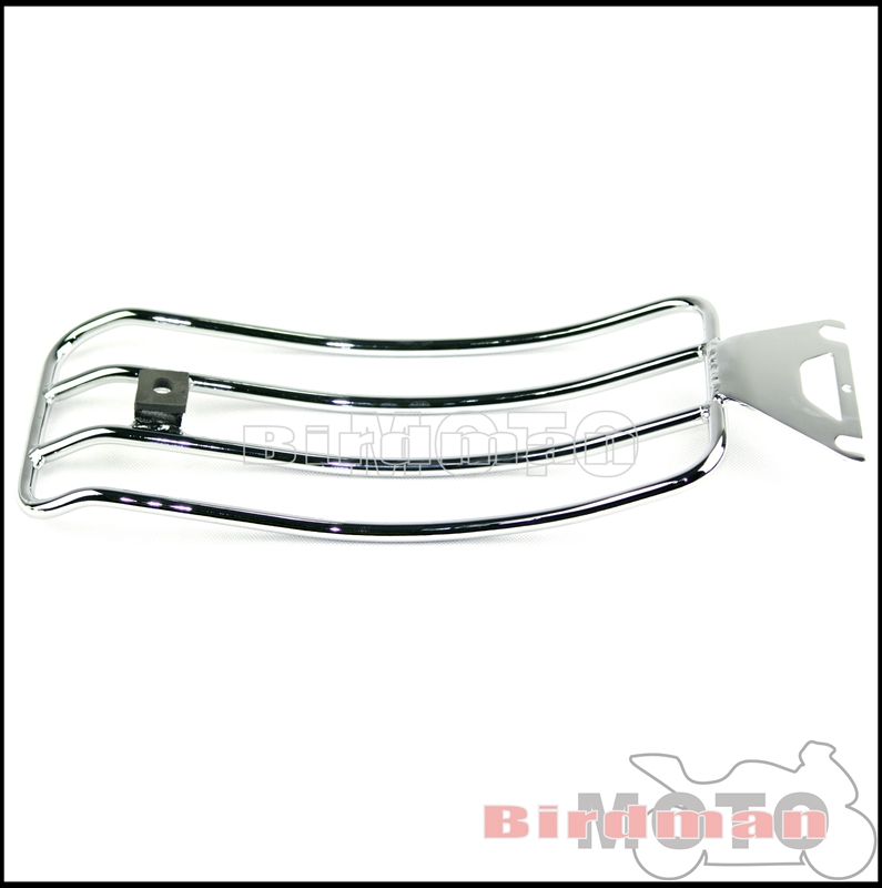 オートバイリアフェンダー荷物ラック棚サポートキャリアホルダー - Motorcycle Luggage Rack Rear Carrier Steel のレビューと価格