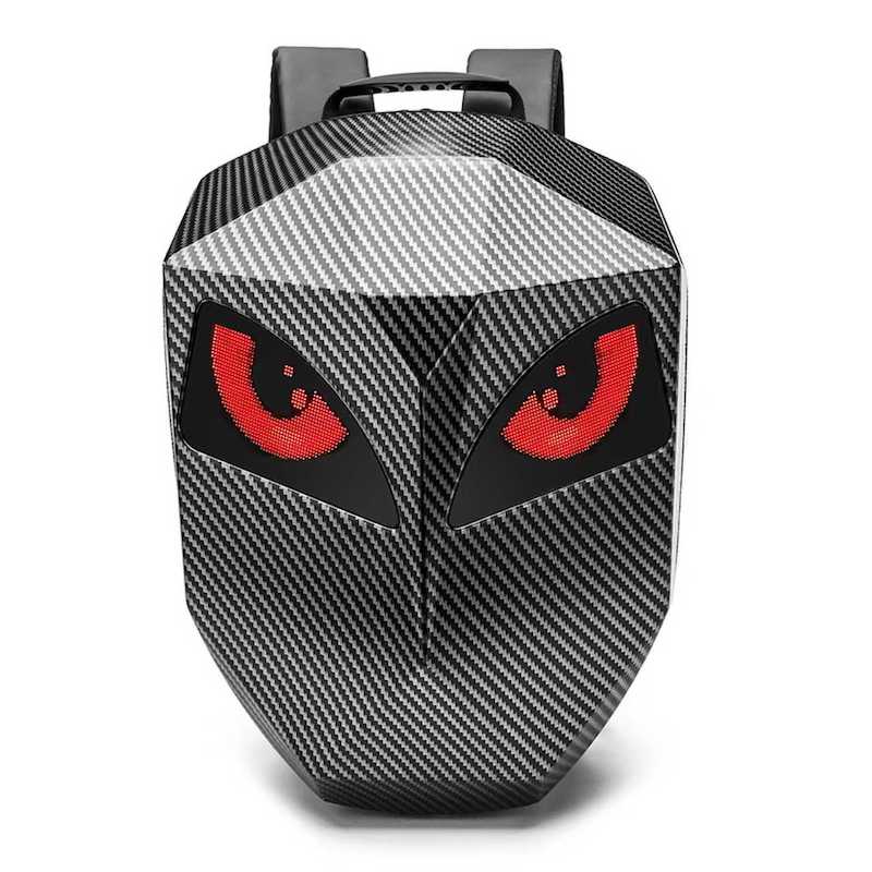 スマートアイアンマンLEDバックパック 男女兼用 バイクヘル - Motorcycle Helmet Backpack Waterproof Led のレビューと価格