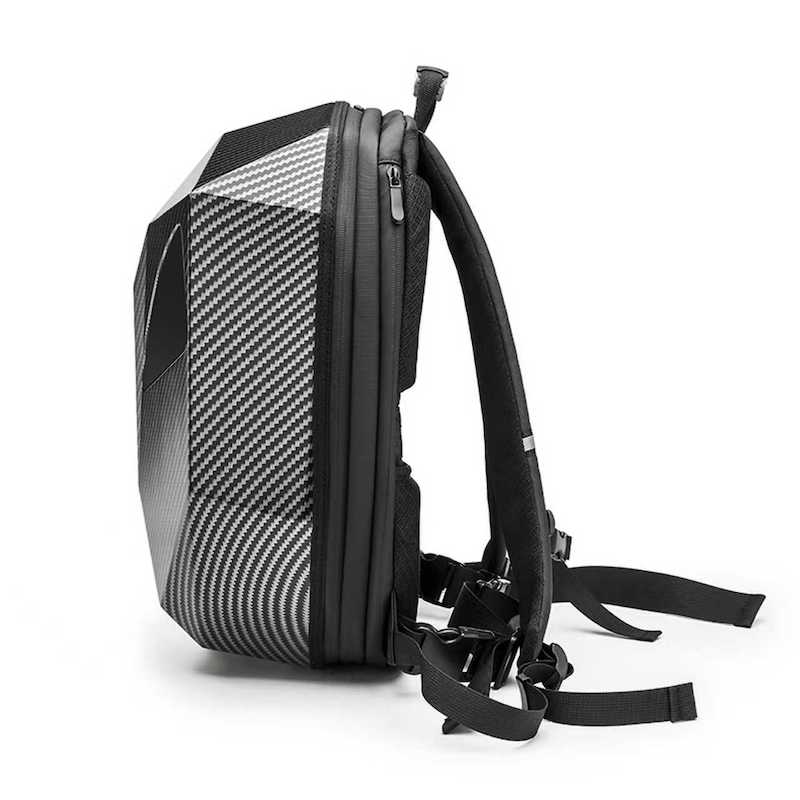 スマートアイアンマンLEDバックパック 男女兼用 バイクヘル - Motorcycle Helmet Backpack Waterproof Led のレビューと価格