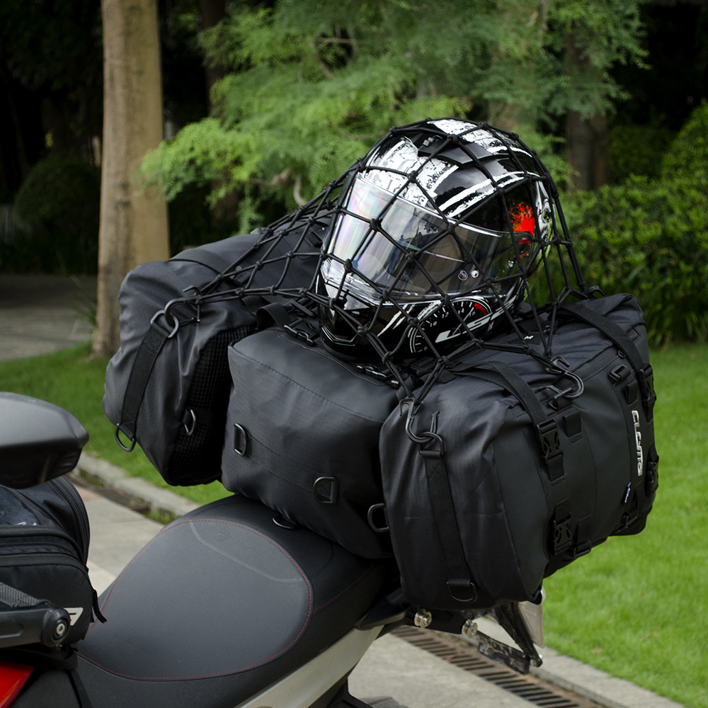 CUCYMA 防水オートバイリアシートバッグ小型ロールトップ - Motorcycle Tail Bag Waterproof Roll Top のレビューと価格