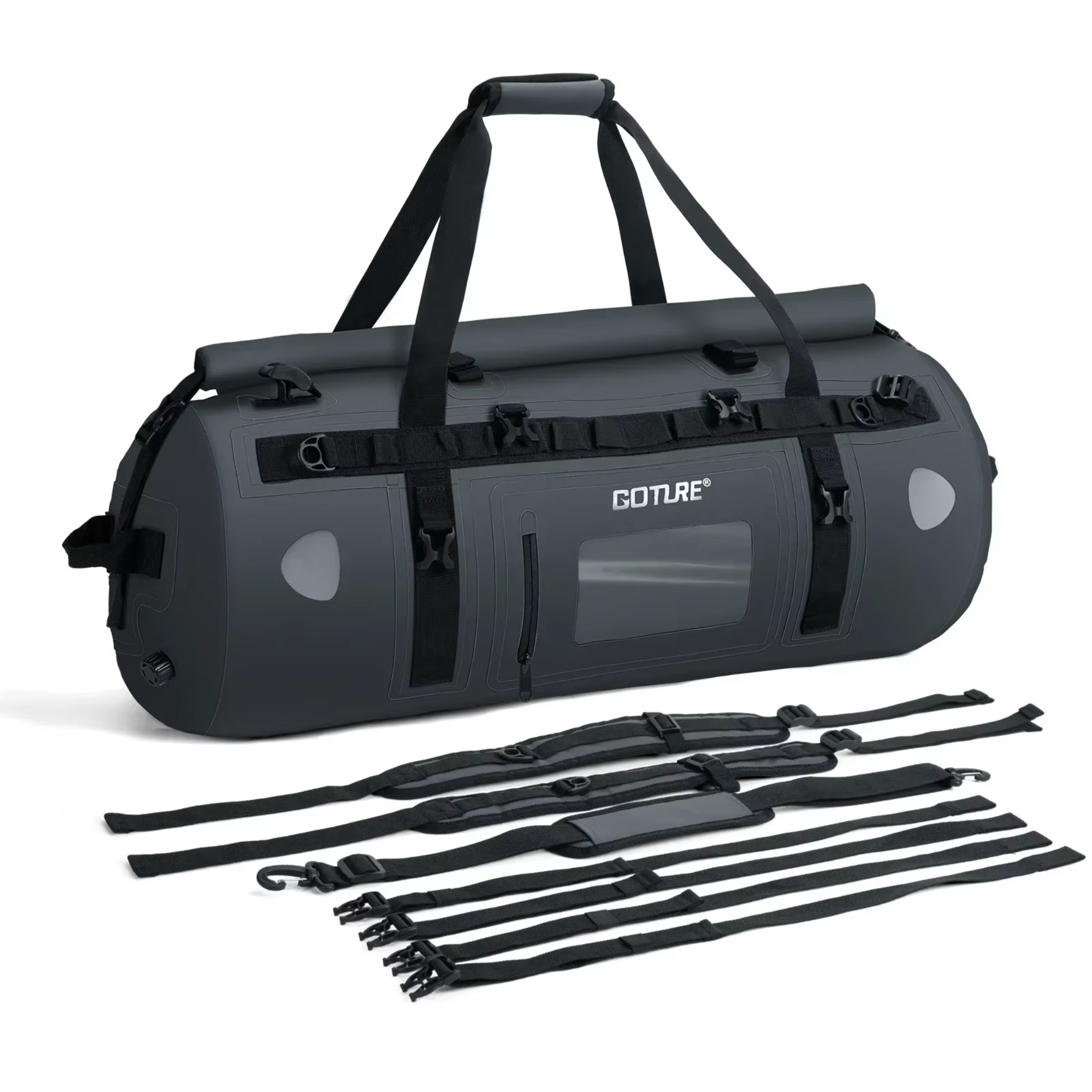 Goture 40/60L 防水バイク用テールバッグ、ロール - Motorcycle Tail Bag Waterproof Roll Top のレビューと価格