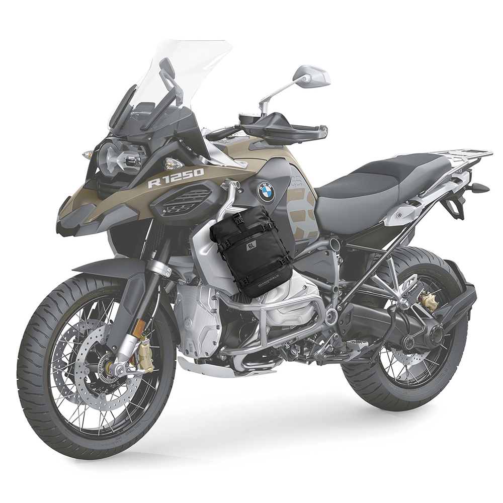 Rhinowalk オートバイクラッシュバードライバッグ 1 - Motorcycle Crash Bar Waterproof Dry Bag のレビューと価格
