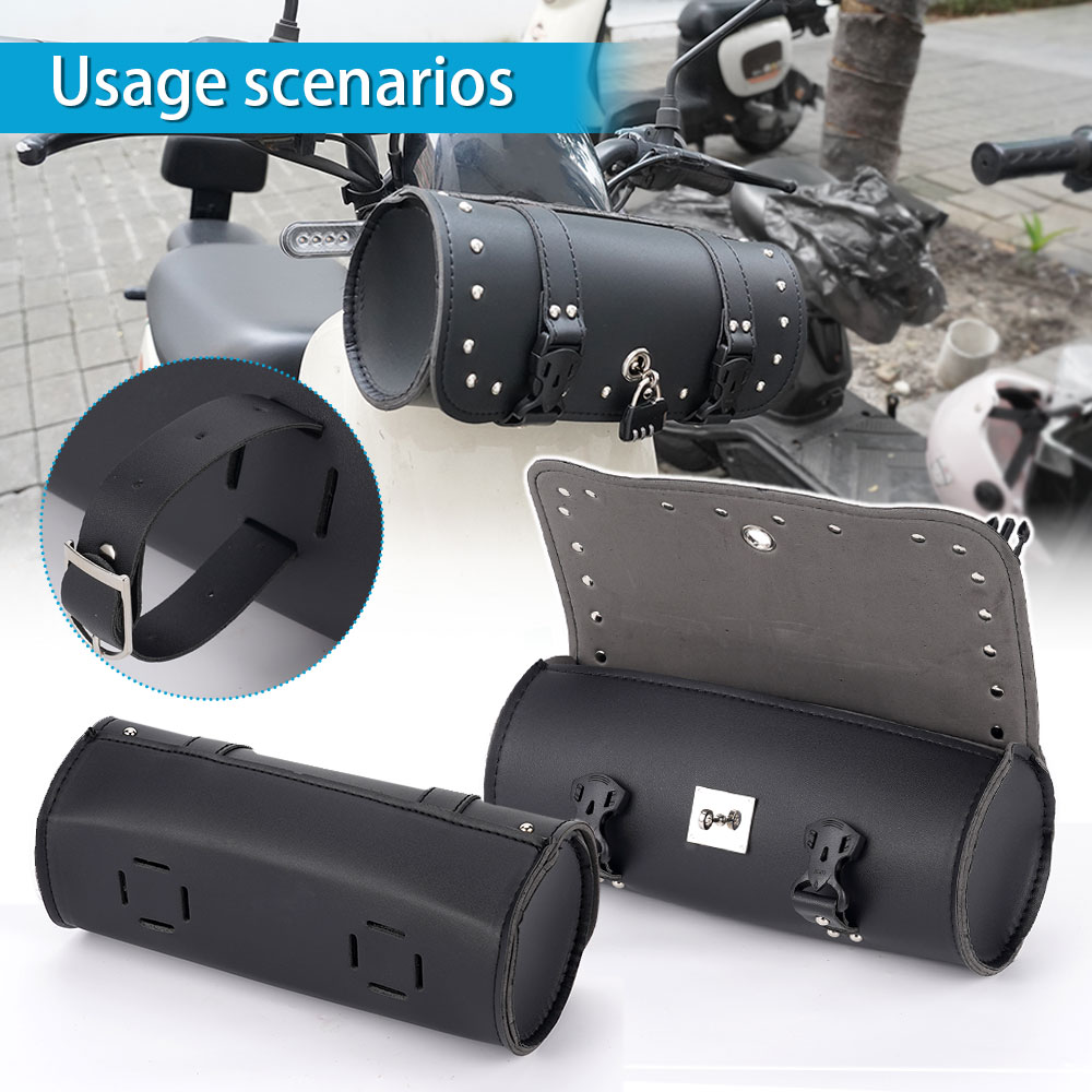 防水ラゲッジバッグ,フェイクレザー収納バッグ,バイクバックパ - Waterproof Motorcycle Handlebar Bag Pouch のレビューと価格