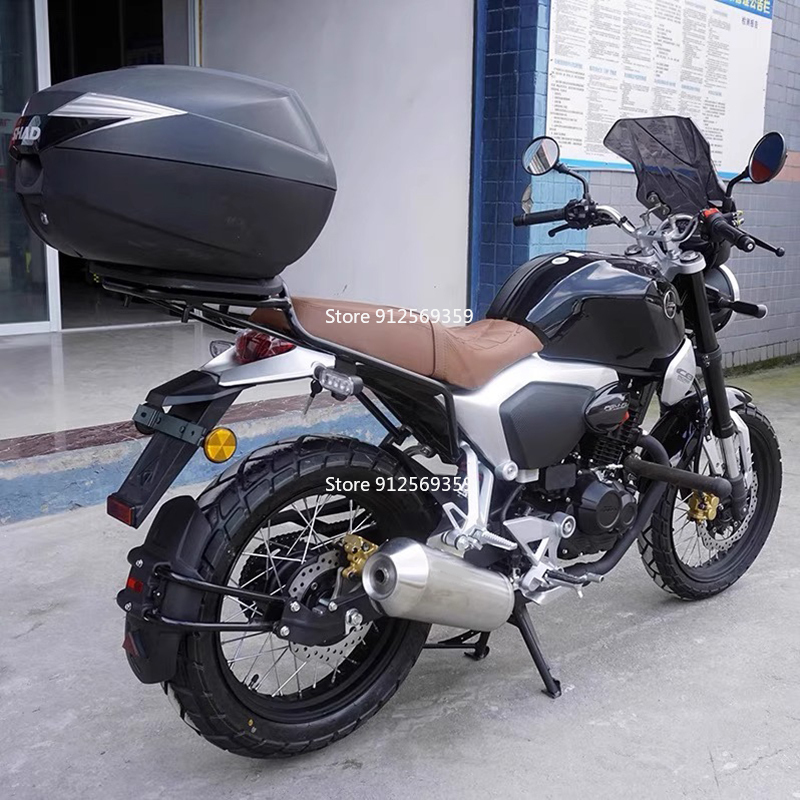 オートバイリア荷物キャリアラックブラケットカーゴラックホンダ - Motorcycle Luggage Rack Rear Carrier Steel のレビューと価格