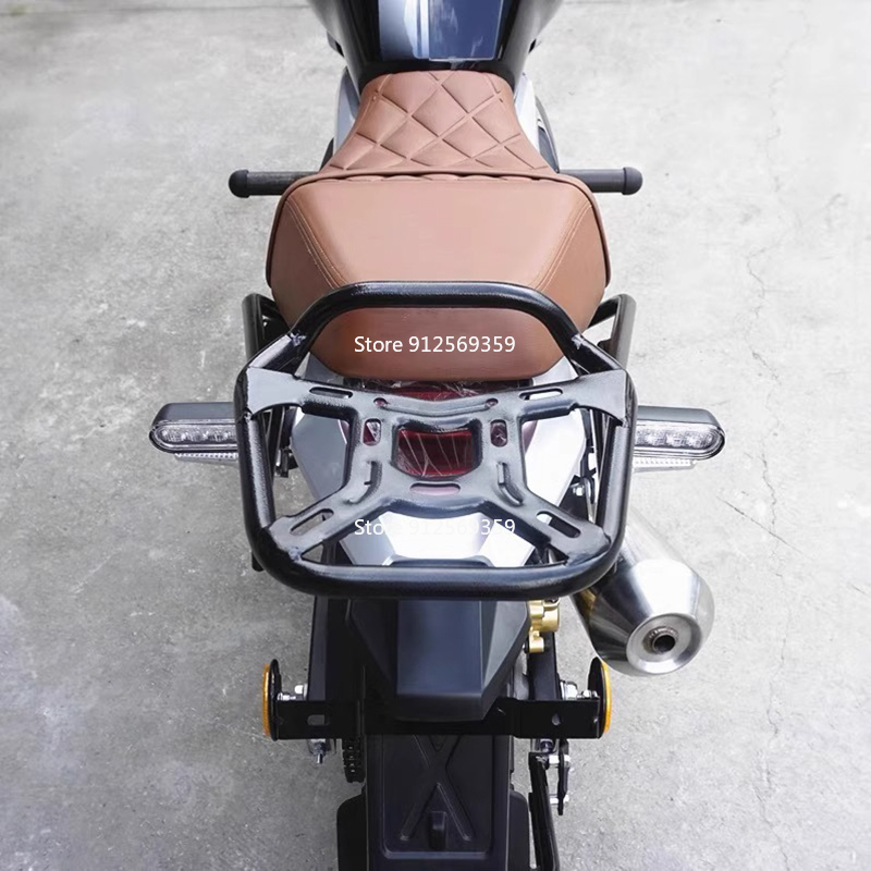 オートバイリア荷物キャリアラックブラケットカーゴラックホンダ - Motorcycle Luggage Rack Rear Carrier Steel のレビューと価格