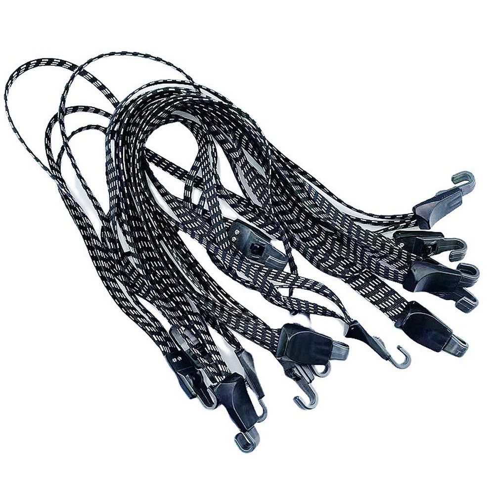 10 パックオートバイ荷物ストラップ 45 センチメートル調 - Cargo Net Bungee Cord Motorcycle Helmet のレビューと価格