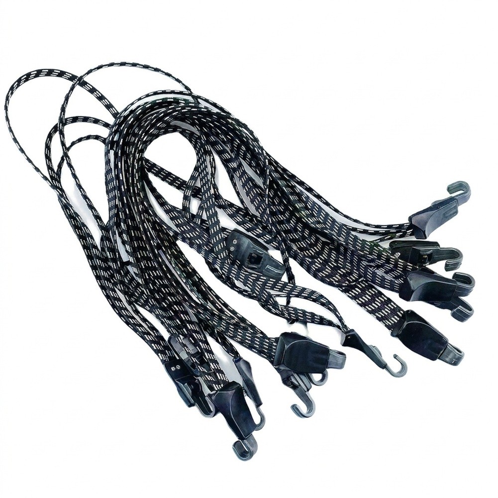 10 パックオートバイ荷物ストラップ 45 センチメートル調 - Cargo Net Bungee Cord Motorcycle Helmet のレビューと価格