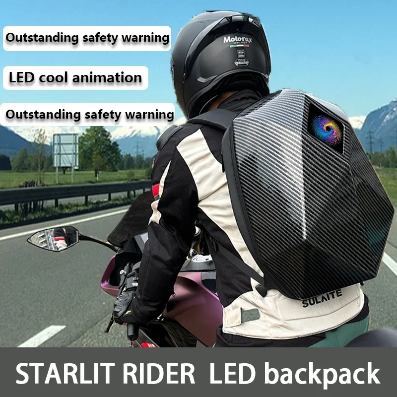 LEDナイトサイクリングバックパック,目付き,オートバイのヘ - Motorcycle Helmet Backpack Waterproof Led のレビューと価格