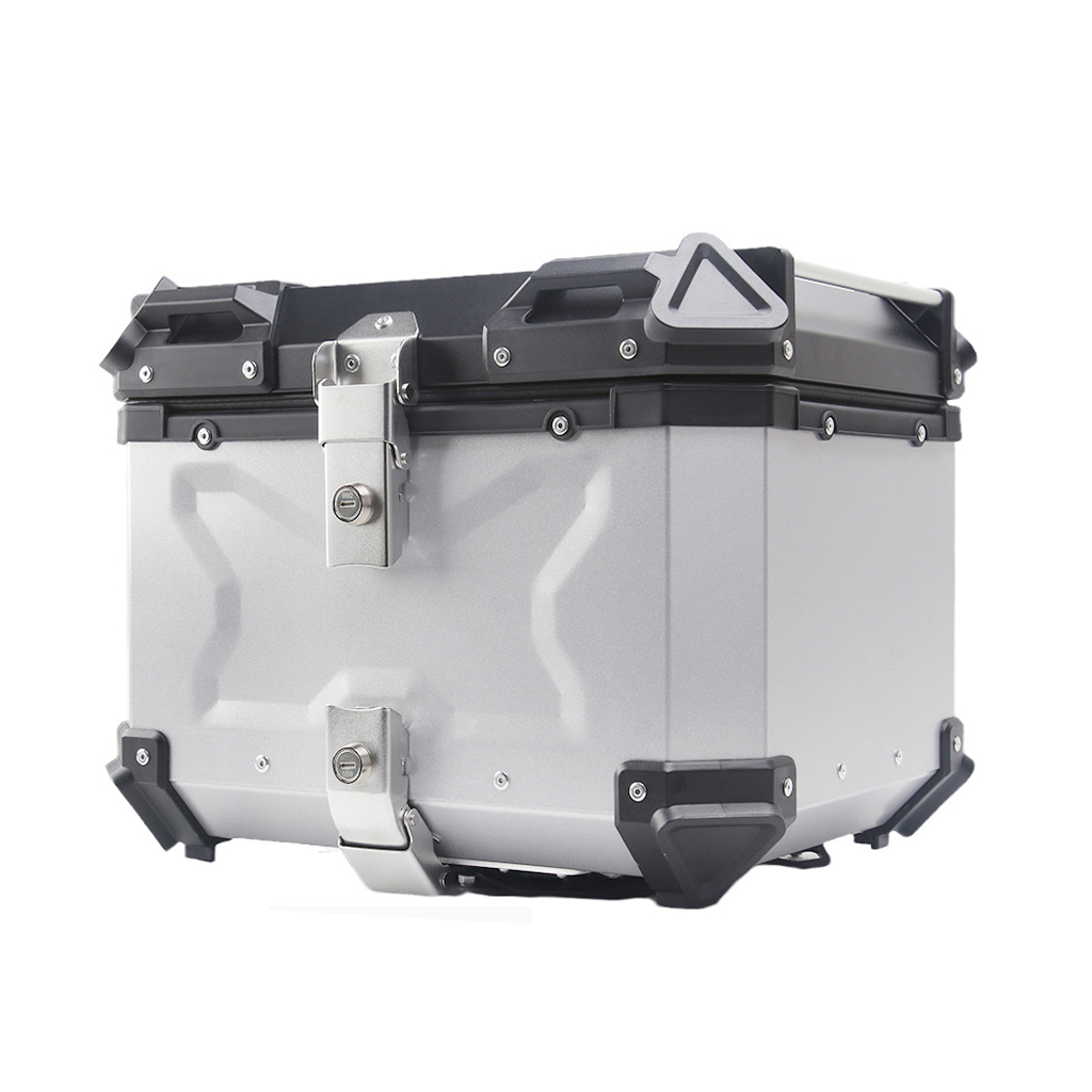 アルミ製バイクボックス 45L 55L 65L 80L バイ - Aluminum Top Case Luggage Box 45L 55L のレビューと価格